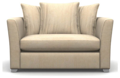 Heart of House Libby Fabric Cuddle Chair - Beige